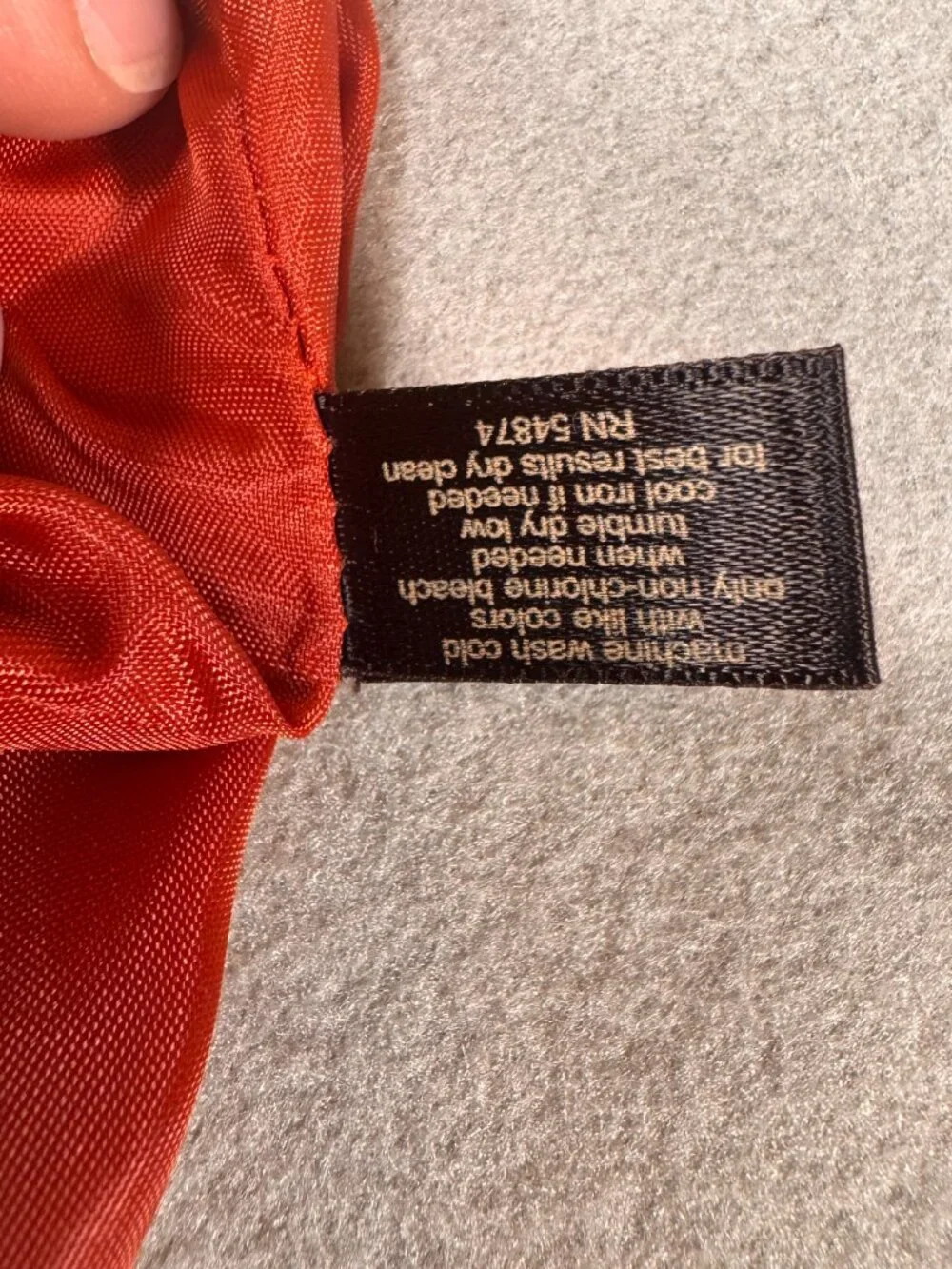 The Limited Woman’s Orange Zip Up Knee Length Lined Pencil Skirt Size 2 NWT